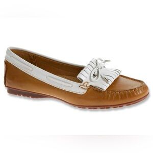 Sebago Brown and White Loafers🤍🤎🌷